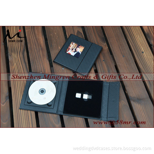Wedding Leather CD DVD USB Box Case Album